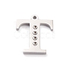 Non-Tarnish 304 Stainless Steel Pendant Rhinestone Settings STAS-F267-09T-P-2