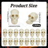 120Pcs Mini Resin Skull Display Decorations FIND-SP0005-58B-2