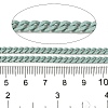 Spray Painted 304 Stainless Steel Curb Chains STAS-B067-05B-01-2