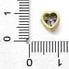 925 Sterling Silver Cubic Zirconia Beads STER-L066-06G-05-3