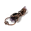 Natural Amethyst & Black Onyx Nuggets Big Pendants G-D468-26R-4