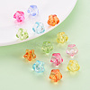 1-Hole Transparent Acrylic Buttons TACR-S154-52B-6