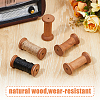 Wooden Empty Spools for Wire WOOD-WH0034-88-5