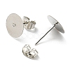 Iron Stud Earring Findings IFIN-Q001-01D-P-2