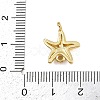 Brass Sea Animal Connector Charms KK-I352-29G-02-3