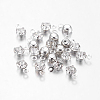 Platinum Brass Setting with Middle East Rhinestone Pendants X-RB-6.5x4x3.5-01N-1
