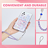 1 Set PU Leather Knitting Wrist Lanyard Hand Mobile Straps HJEW-FH0006-50-4