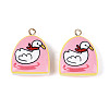 Printed Acrylic Pendants OACR-T030-43B-1