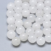 Natural White Jade Beads X-G-T122-25A-10-1