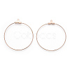 304 Stainless Steel Pendants STAS-T031-20-35mm-RG-3