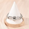 304 Stainless Steel Chain Bracelets LS-BJEW-D379-18P-5