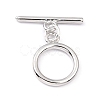Rack Plating Brass Toggle Clasps KK-B036-12P-1