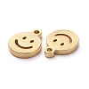 Ion Plating(IP)  304 Stainless Steel Charms STAS-G215-03G-2