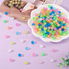 500Pcs Luminous PS Plastic Beads FIND-TA00009-13A-6