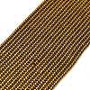 Electroplate Glass Beads Strands GL-CBAA615-01F-1