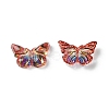 Translucent Resin Cabochons RESI-E039-28-2