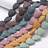 Natural Lava Rock Beads Strands G454-1
