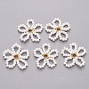 Glass Seed Beads Pendants FIND-R086-06A-1