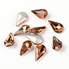 Faceted Teardrop Glass Pointed Back Rhinestone Cabochons X-RGLA-E004-10x6mm-M-2