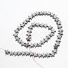Non-magnetic Synthetic Hematite Bead Strands G-F300-24D-09-2