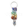 Chakra Natural Gemstone Chip Bead Keychain KEYC-JKC00415-02-2