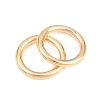 Brass Closed Jump Rings KK-D257-01G-02-2