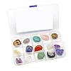 15 Styles Natural & Synthetic Gemstone Nuggets Collections PW-WG57525-02-1