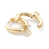 201 Stainless Steel Huggie Hoop Earring Findings X-STAS-P283-01A-G-2