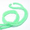 Baking Paint Imitation Jade Glass Round Bead Strands DGLA-Q021-10mm-22-3