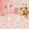 32Pcs 2 Colors Brass Earring Hooks KK-BBC0022-95-4