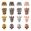 32Pcs 16 Styles Tibetan Style Alloy Beads FIND-FW0001-13-2