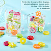 40Pcs 10 Styles Resin Imitation Fruit Model DJEW-TA0001-18-7