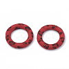 Cloth Fabric Covered Linking Rings X-WOVE-N009-06A-1