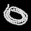 Imitation Jade Frosted Glass Bead Strands GLAA-F029-JM4mm-B06-2
