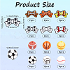 12 Styles Silicone Beads SIL-PA0001-06-2