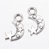 Tibetan Style Alloy Pendants TIBE-S299-044AS-RS-1