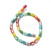 Electroplate Glass Beads Strands EGLA-C004-07-2