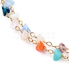 Glass Beaded Multi-strand Anklets AJEW-AN00428-2