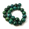 Synthetic Chrysocolla Beads Strands G-L529-B01-10mm-4