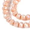 Anti-Tarnish Electroplate Rondelle Glass Beads Strands EGLA-T021-3mm-17-16-3