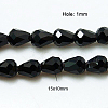Crystal Glass Beads Strands X-GLAA-D034-15x10mm-14-1