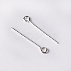 Silver Color Plated Brass Eye Pin Jewery Making Findings X-EPC2.0cm-S-4