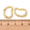 Hammered Brass Spring Gate Rings KK-CBA90BB-04G-3
