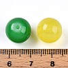 Baking Paint Imitation Jade Glass Beads DGLA-Q021-12mm-M-4