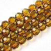 Baking Paint Transparent Glass Beads X1-DGLA-A035-T8mm-A05-1