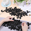 3D Flower Polyester Embroidery Ornament Accessories DIY-WH0488-07-3