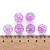 Transparent Crackle Acrylic Beads MACR-S373-66A-N06-4