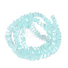 Electroplate Imitation Jade Glass Beads Strands EGLA-Q139-01A-B05-2