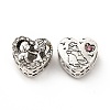 Rack Plating Alloy Rhinestone European Beads PALLOY-P289-31AS-01-2