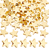 60Pcs Rack Plating Star Brass Beads KK-UN0003-58-1